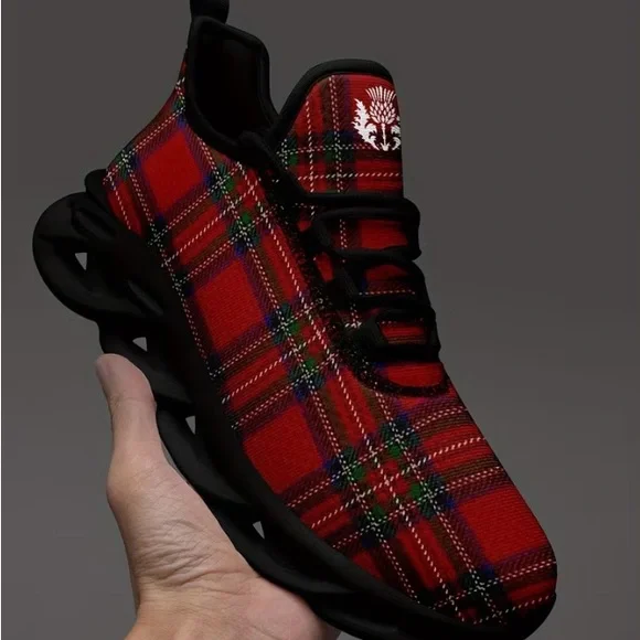 Scottish Tartan Running Shoes - Picture 7 of 8